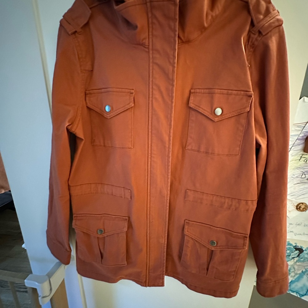 Market & Spruce Rust Jacket - Picture 4 of 5